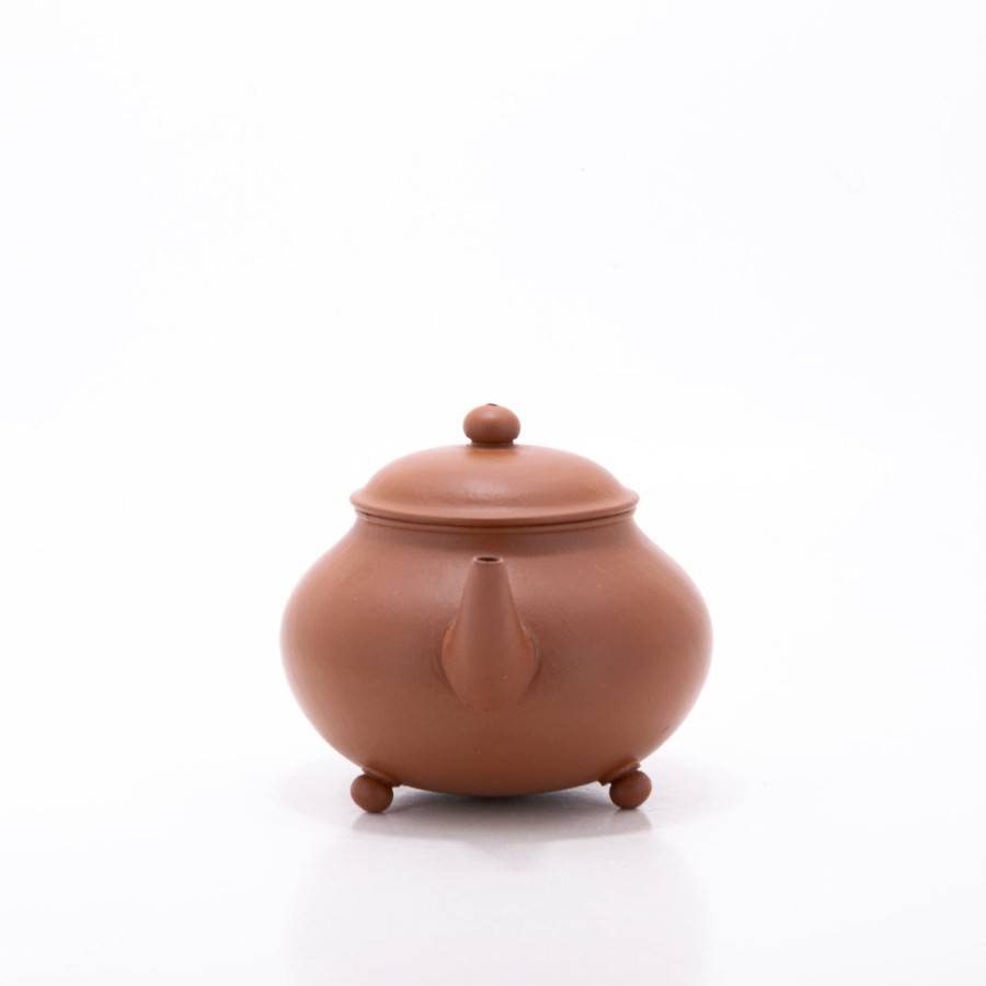 Teaware The Chinese Tea Shop | Yixing Zhuni Antique Style Three Legs Pear Shape Chinese Teapot