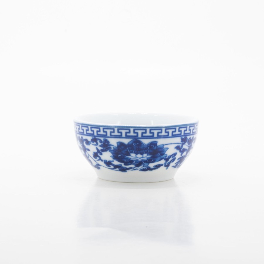 Teaware The Chinese Tea Shop | Porcelain Blue And White Lotus Tea Cup