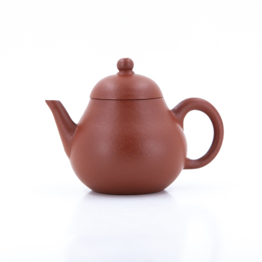 Teaware The Chinese Tea Shop | 1980 Yixing Zhuni Straight Spout High Pear Shape Chinese Teapot