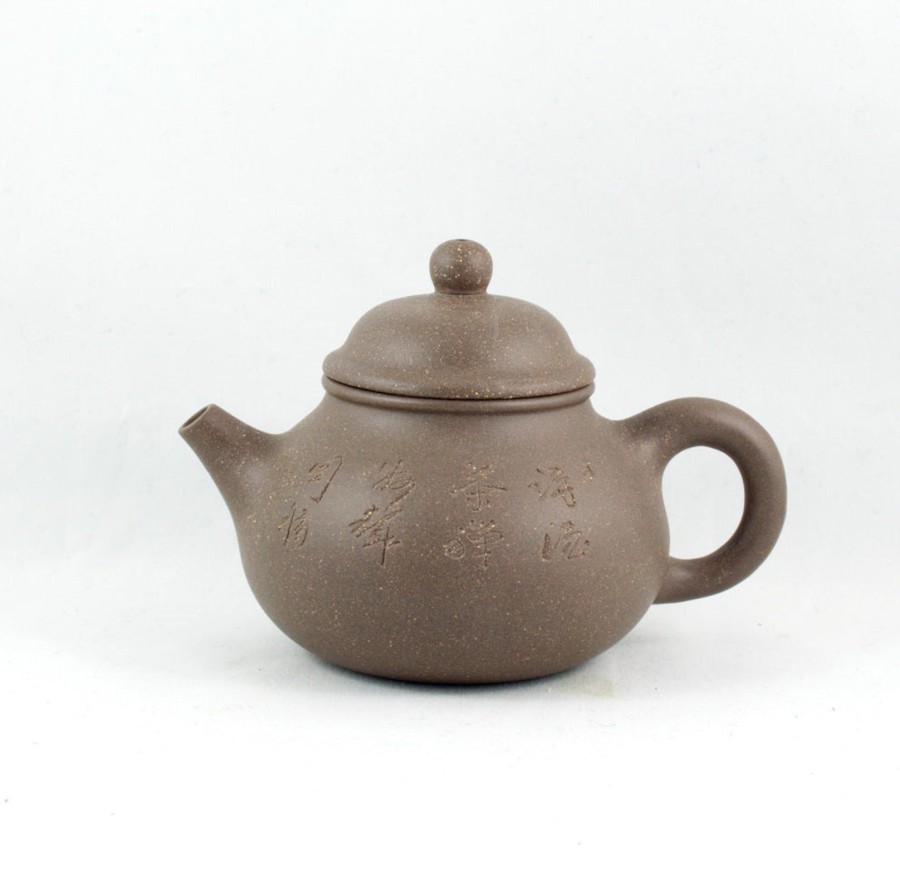 Teaware The Chinese Tea Shop | Yixing Duan Ni Rontian Shape Chinese Teapot