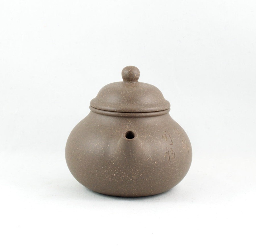 Teaware The Chinese Tea Shop | Yixing Duan Ni Rontian Shape Chinese Teapot