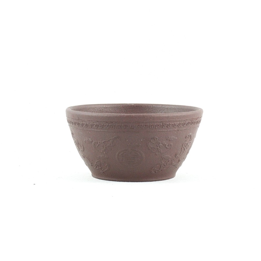 Teaware The Chinese Tea Shop | Small Yixing Clay Fortune And Longevity Tea Cup