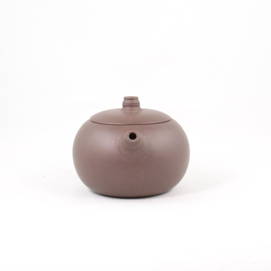 Teaware The Chinese Tea Shop | Yixing Zini Bamboo "Daobaxishi" Shape Bamboo Carving Chinese Teapot