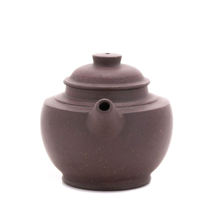 Teaware The Chinese Tea Shop | 1980'S Yixing Zini Flat Shoulder "Julun Zhu" ( ) Chinese Teapot