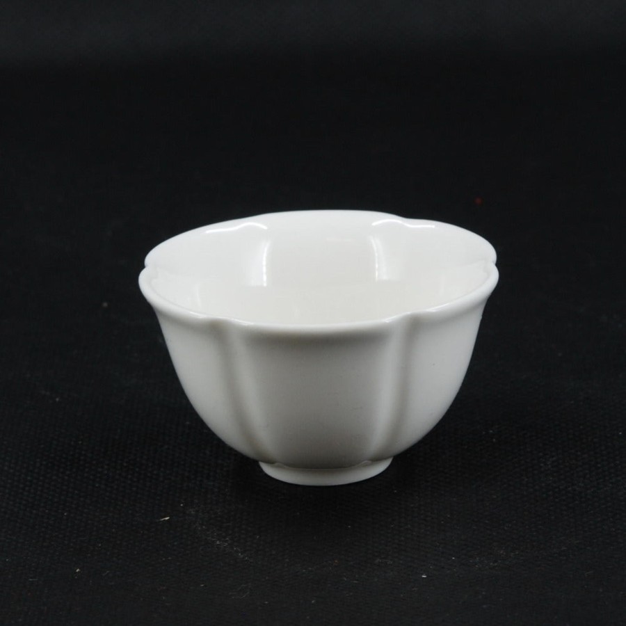 Teaware The Chinese Tea Shop | Porcelain White Color Flower Shape Tea Cup