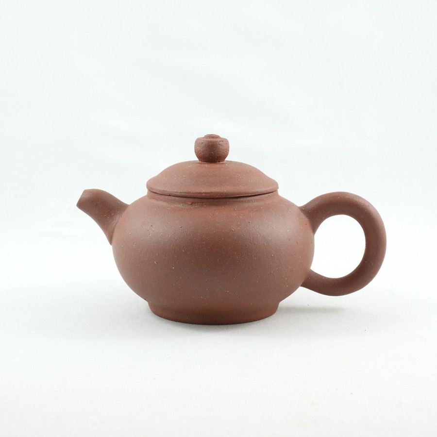 Teaware The Chinese Tea Shop | Yixing 1980'S Bao Knob Pan Shape Chinese Teapot