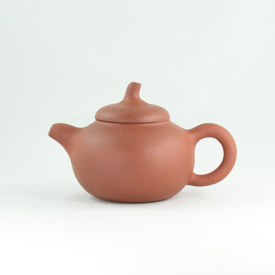 Teaware The Chinese Tea Shop | Old Yixing 1980'S Melon Peduncle Chinese Teapot