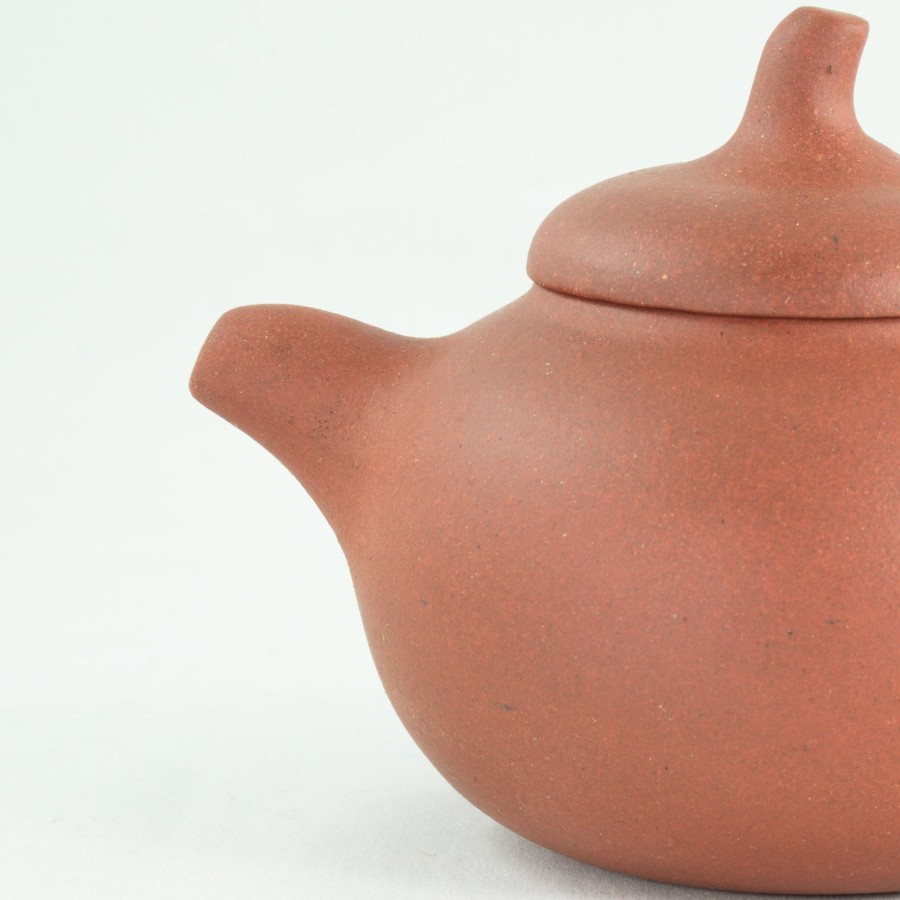 Teaware The Chinese Tea Shop | Old Yixing 1980'S Melon Peduncle Chinese Teapot