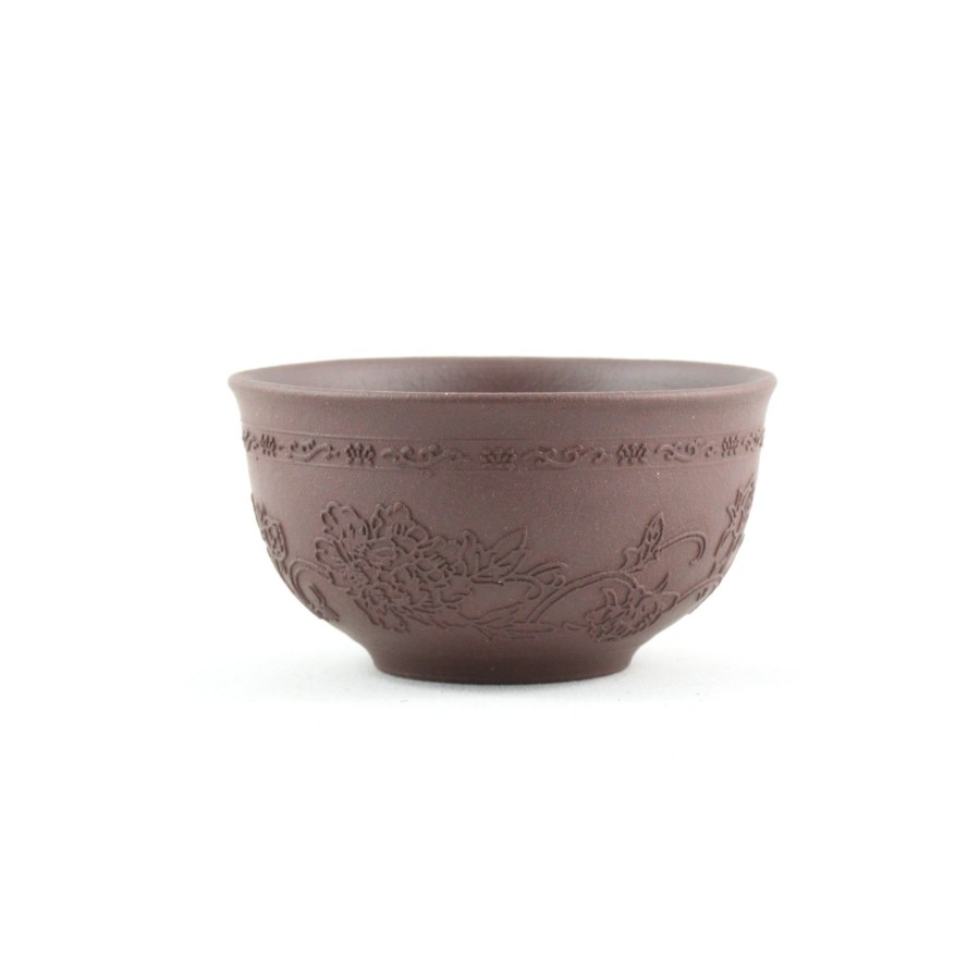 Teaware The Chinese Tea Shop | Yixing Clay Peony Flower Tea Cup