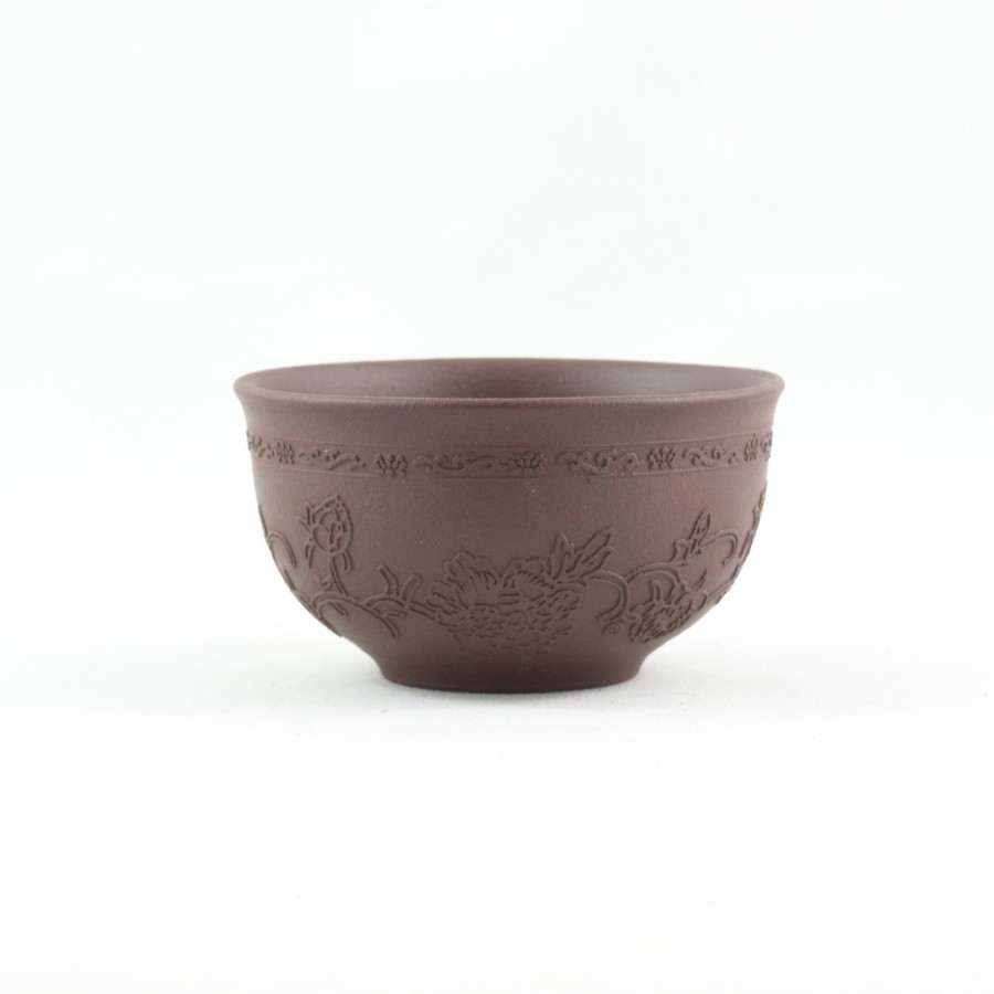 Teaware The Chinese Tea Shop | Yixing Clay Peony Flower Tea Cup