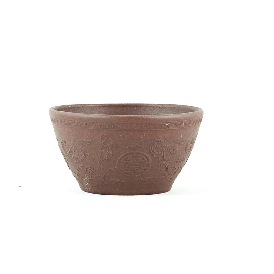 Teaware The Chinese Tea Shop | Yixing Clay Fortune And Longevity Tea Cup