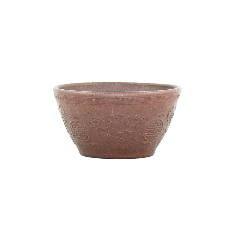 Teaware The Chinese Tea Shop | Yixing Clay Fortune And Longevity Tea Cup