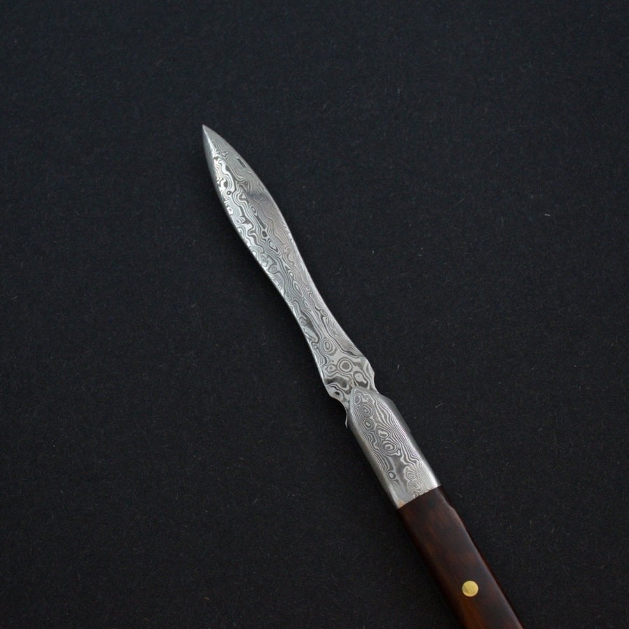 Teaware The Chinese Tea Shop | Damascene Style Stainless Steal Hard Wood Puerhprying Knife