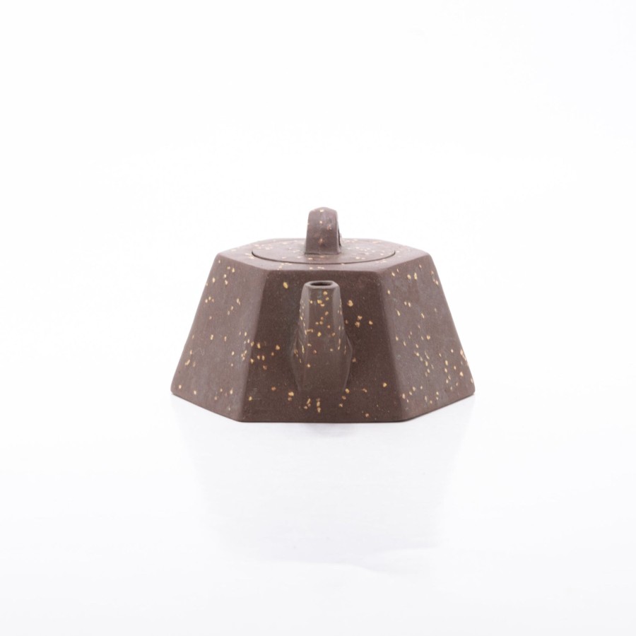 Teaware The Chinese Tea Shop | 1980'S Yixing Zini Hexagon Shape Bright Stars In The Sky Chinese Teapot