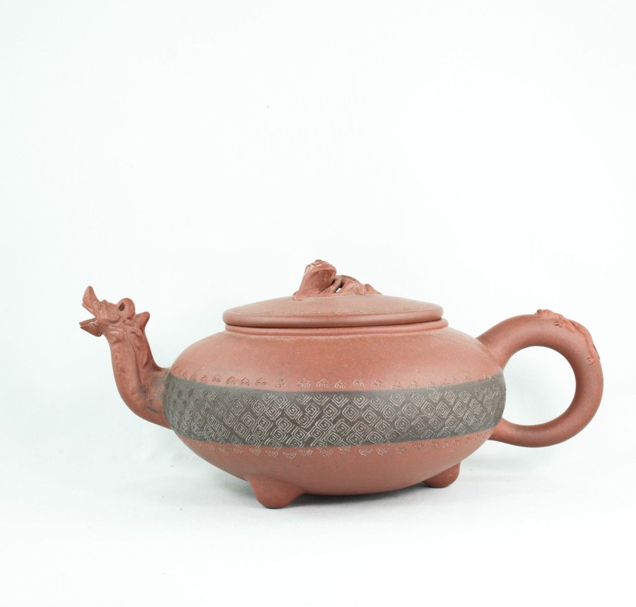 Teaware The Chinese Tea Shop | Yixing Antique Three Beast Chinese Teapot