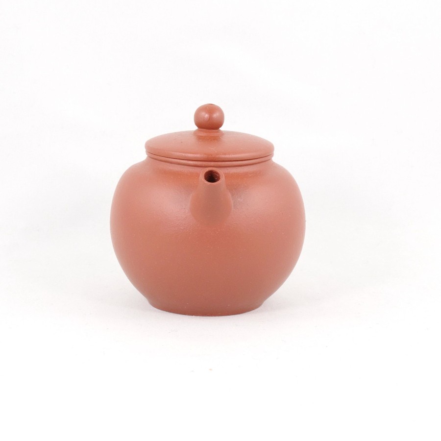 Teaware The Chinese Tea Shop | Yixing 1980'S Zhuni Flat Lid Julun Shu Shape Chinese Teapot