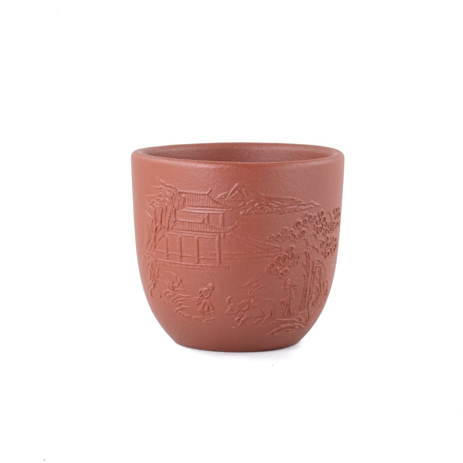 Teaware The Chinese Tea Shop | Chinese Yixing Clay Village And Poem Tea Cup