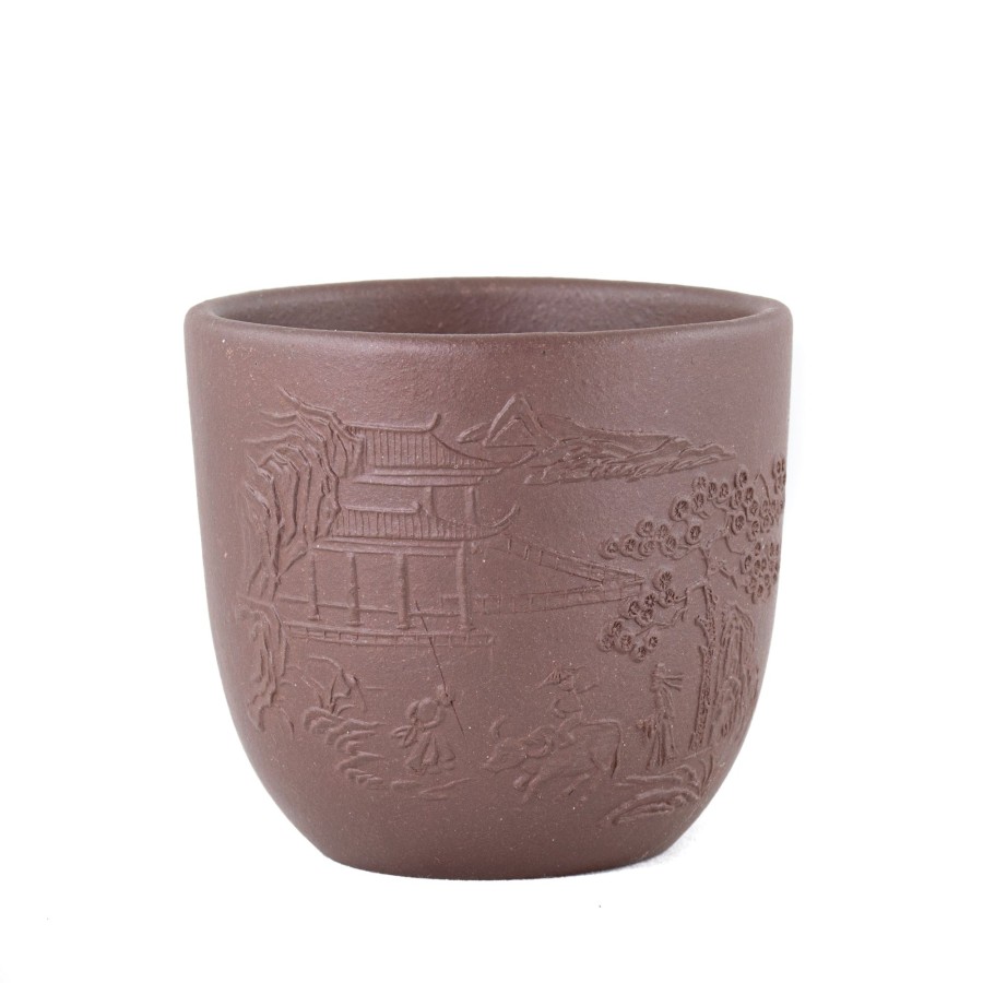 Teaware The Chinese Tea Shop | Chinese Yixing Clay Village And Poem Tea Cup